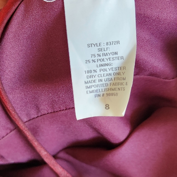 90s Y2K Fairy Whimsygoth Milkmaid coquette prom Red Satin shimmer 8 - Picture 6 of 14